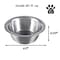 Pet Adobe Set of 2 Stainless Steel Hanging Pet Bowls, Cage, Kennel, for Food and Water, Dogs / Cats, 20-Fl Oz 549386BEY - alternate 3